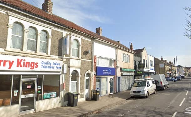 <p>The property is above a shop unit on Two Mile Hill Road in Kingswood</p>