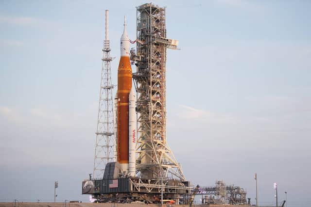 Artemis 1 on the launchpad