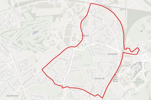 The proposed boundary for the Filton Article 4 directions where applications for smaller HMOs will now require planning permission 
