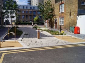 A pocket park within a road block has also been proposed