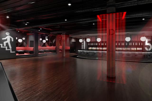 How the upstairs room will look at SWX Bristol 