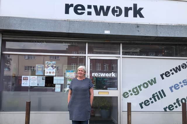Suzy Miezavs of the Re:Work, the young persons’ charity in Filwood Broadway, Knowle West