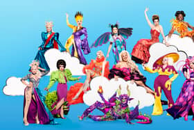 The 12 Queens from Series three of RuPaul’s Drag Race UK on BBC Three. 