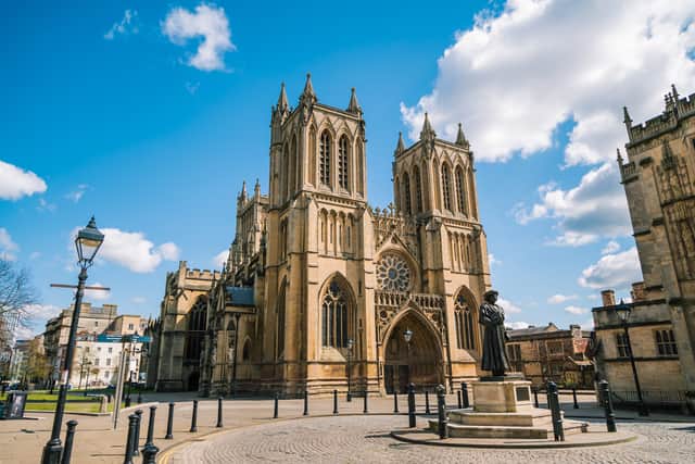 Floral tributes will be laid at Bristol Cathedral