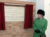 The Queen opening the new £18.5 million research facility, BLADE (Bristol Laboratory for Advanced Dynamics Engineering), on Friday 25 February 2005.