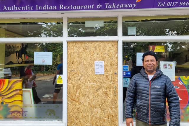 Coronation Curry House owner Nilesh Bhosale (pictured) says he wants to help the offender who broke into his business