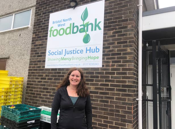 <p>Emma Murray, manager of Bristol North West Foodbank in Avonmouth</p>