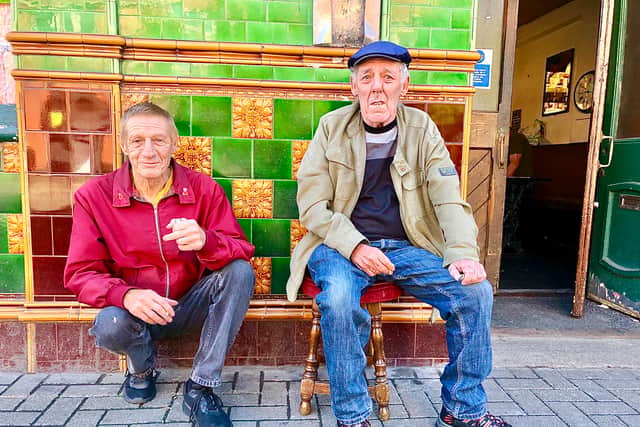 Barley Mow customers Mac and Steve think the rise in anti-social behaviour in Bedminster is ‘disgusting'
