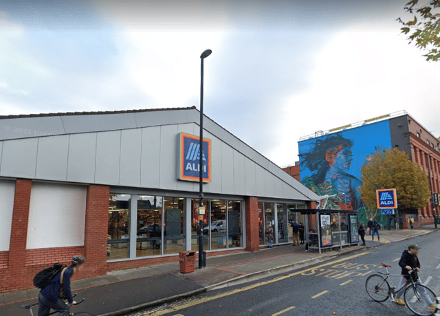 Aldi on North Street, Bedminster. The supermarket chain has released its opening hours for the Queen’s funeral bank holiday next week.