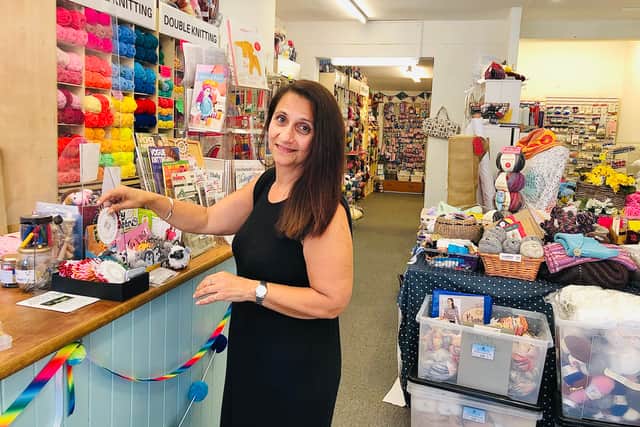 Tina from the Pins & Needles shop says she feels ‘lucky’ to live in Westbury-on-Trym