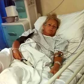 Amanda Gommo spent three days in hospital after her daughter’s dog pooed in her mouth.