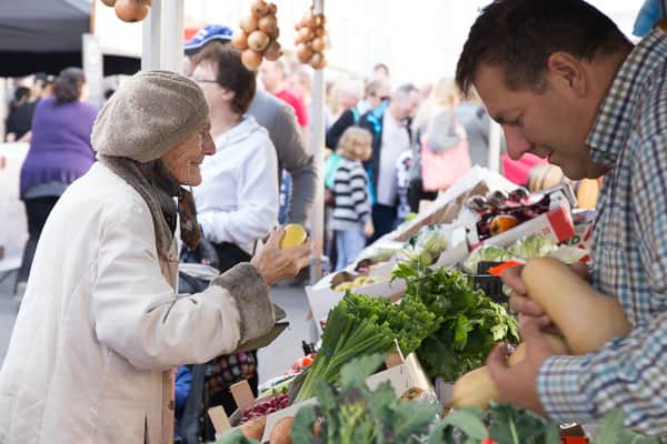 Fresh fruit and vegetables from the West Country will be on sale at the festival