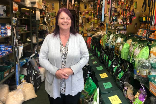 Gail Osborne, has run Stadon Pet Supplies in Shirehampton for the past 23 years