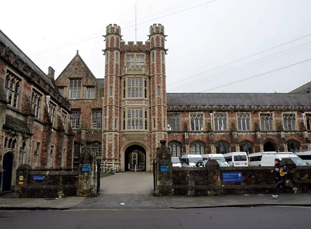 Clifton College - where Stuart Blan kissed a pupil in a staff room. The pair later has sex in a car.  