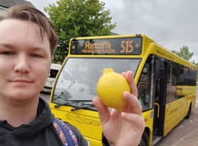 The Big Lemon bus operator is offering free rides to passengers who show drivers a lemon, this week.