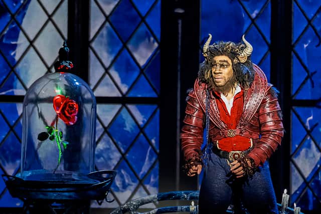 Shaq Taylor as Beast in Disney’s Beauty and the Beast (Photo - Johan Persson ©Disney)