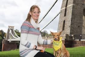Pip, an adorable ginger rescue dog, wandered off chasing squirrels whilst on a walk with his owner, Libby Bowles, on Sunday, September 18 