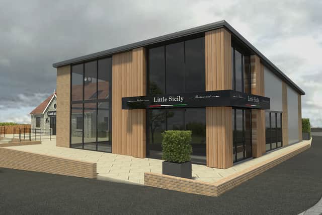 A CGI of the restaurant at the Lyde Green development (Image: Lyde Green Retail/R&J Consultants)