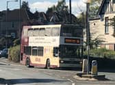 The 96 pictured in Brislington on the first day of service under new operator ABus