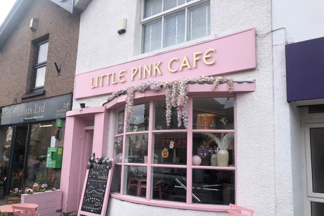 Little Pink Cafe opened in January and it’s the newest addition to Hanham High Street
