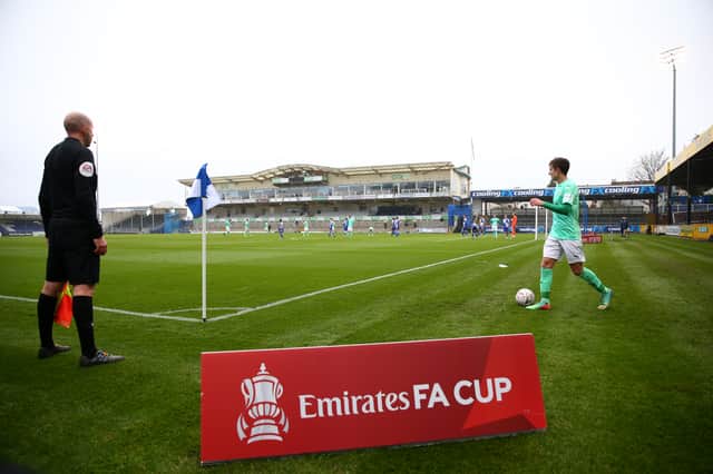 <p>Bristol Rovers have had a mixed relationship with the FA Cup in recent years. (Photo by Michael Steele/Getty Images)</p>