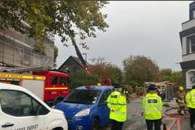 A fire broke out inside Eccleston House earl 