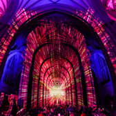 Bristol Cathedral will be transformed by a critically acclaimed immersive art experience documenting space throughout this week.