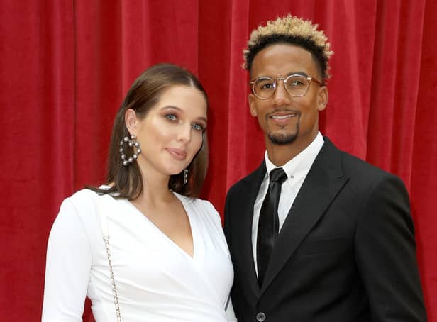<p>Helen Flanagan and Scott Sinclair (Getty Images)</p>