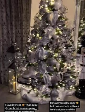 Helen Flanagan has begun decorating her home for Christmas (Instagram/hjgflanagan)