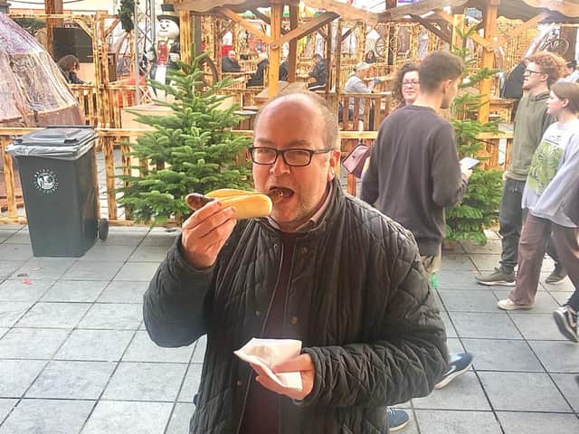 Mark Taylor said the bratwurst was hard to fault, despite being priced at £6
