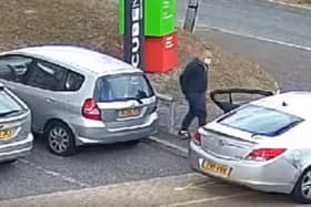 Police want to speak to two masked men pictured in the CCTV