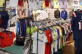 Four tonnes of fake football shirts have been seized by cops during raids ahead of the World Cup