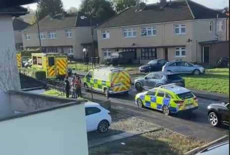 Police were called to Grayle Road in Henbury just before 10am (Photo credit: Helen Lamber)