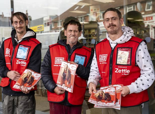 <p>Big Issue Vendor Dave Besley, a terminally ill air crash hero who was given just weeks to live has started selling The Big Issue with his two sons - to help support them when he’s gone. </p>