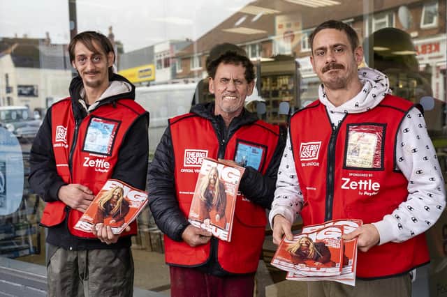 Big Issue Vendor Dave Besley, a terminally ill air crash hero who was given just weeks to live has started selling The Big Issue with his two sons - to help support them when he’s gone. 