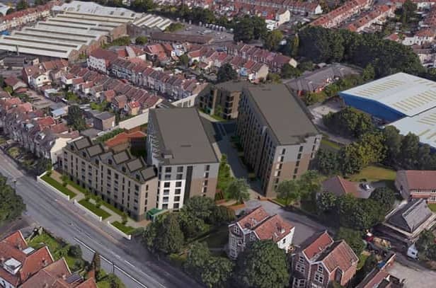 <p>The Bath Road site where Sovereign Housing Association had planned to build affordable homes</p>