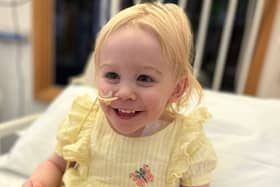 A mum who took her 17-month-old daughter to the GP for a suspected ear infection  was told the toddler was ‘waiting at God’s door’ and had to be put on a heart transplant list.