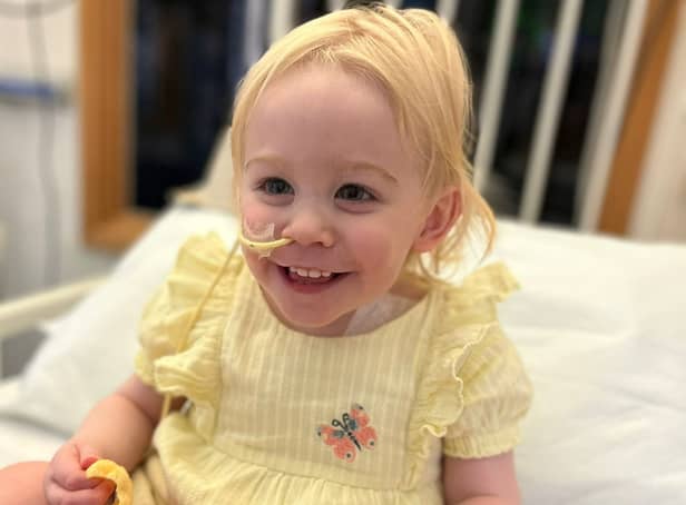 <p>A mum who took her 17-month-old daughter to the GP for a suspected ear infection  was told the toddler was ‘waiting at God’s door’ and had to be put on a heart transplant list.</p>