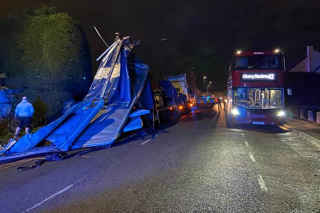 The lorry was eventually stopped in High Street (Picture credit: Chris Lacey)