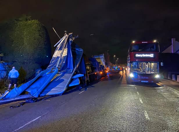 <p>The lorry was eventually stopped in High Street (Picture credit: Chris Lacey)</p>