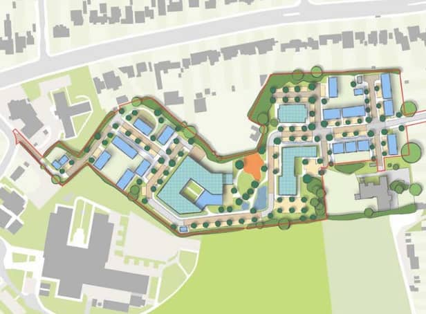 <p>How the scheme on New Fosseway Road would be laid out.</p>
