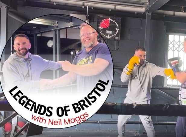 <p>Lee Haskins talked to Neil Maggs as part of Bristol World’s Legends of Bristol series</p>