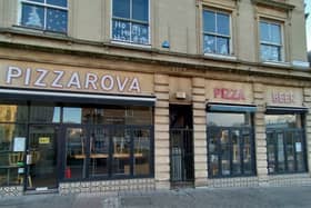 Fire crews were called to the pizza restaurant Pizzarova at the bottom of Park Street