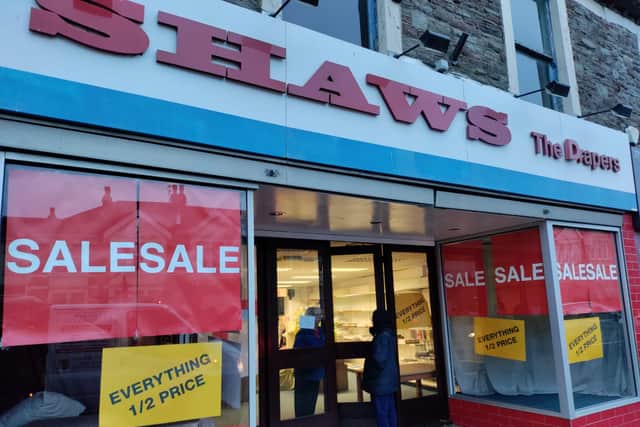 Shaws in Fishponds closed early because it had been such a busy day with its flash sale