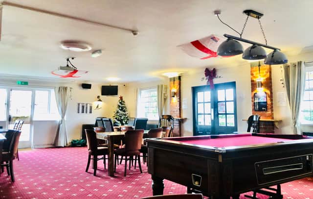 The Old Crow has a dart board and a pool table which is free on Tuesdays