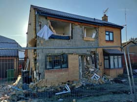 A 75 bus collided into a home in Bishopsworth in December after being hit by a car. 