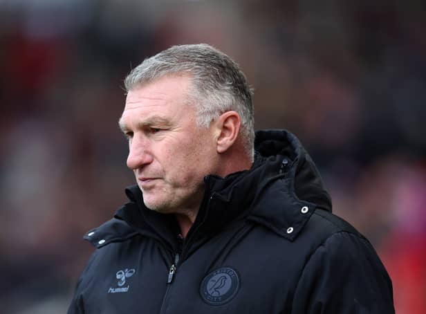 <p>Chants were directed towards Nigel Pearson at the full-time whistle. (Photo by Dan Istitene/Getty Images)</p>