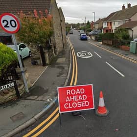 Court Road was closed following the crash