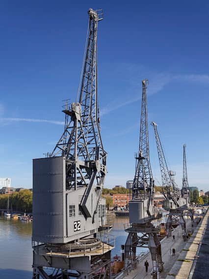 The cranes were listed by Historic England earlier this year