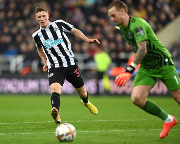 Eliot Anderson has played eight times in the Premier League - but could he move away from Newcastle? (Photo by Stu Forster/Getty Images)